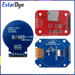 TFT Display 1.28 Inch TFT LCD Display Module Round RGB 240*240 GC9A01 Driver 4 Wire SPI Interface 240x240 PCB