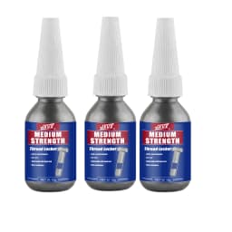 50g Threadlocker Anaerobic Glue Blue Medium Strength Automotive-grade LockerThread for Metal, Fasteners, Nuts, Bolts to Against Losening Lock Tight Seal Fasteners  Curing Metal Glue,Rustproof.