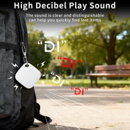Android Smart Tag for Google Find Hub 90dB Loud Sound Replaceable Battery Bluetooth Anti-Loss Pet Tracker for Keys Bag Wallet