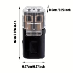 1/2/3 Pin Waterproof Sealed Automotive Electrical Connector, Dustproof Wire Terminal for Car Wiring