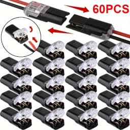 1/2/3 Pin Waterproof Sealed Automotive Electrical Connector, Dustproof Wire Terminal for Car Wiring