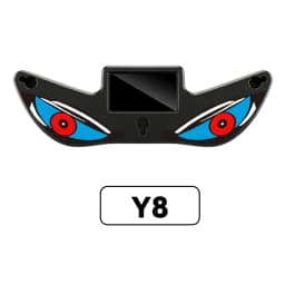 Solar Powered Cool DEMON EYE Led Ambient Light Car Neon Light Wireless Suction Cup USB Rechargeable Atmosphere Breathing Lamp