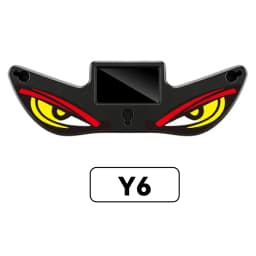 Solar Powered Cool DEMON EYE Led Ambient Light Car Neon Light Wireless Suction Cup USB Rechargeable Atmosphere Breathing Lamp