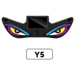 Solar Powered Cool DEMON EYE Led Ambient Light Car Neon Light Wireless Suction Cup USB Rechargeable Atmosphere Breathing Lamp