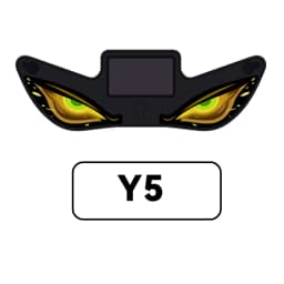 Solar Powered Cool DEMON EYE Led Ambient Light Car Neon Light Wireless Suction Cup USB Rechargeable Atmosphere Breathing Lamp