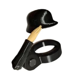 Funny Soldier Salute Beer Bottle Helmet Decor Realistic Design Dustproof Bottle Cap Assorted Styles for Veterans Party Collector