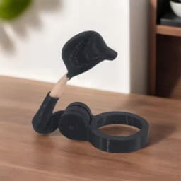 Funny Soldier Salute Beer Bottle Helmet Decor Realistic Design Dustproof Bottle Cap Assorted Styles for Veterans Party Collector