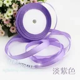 22m Long Pink Silk Satin Ribbon 10mm Wide Party Home Wedding Decoration Gift Wrapping Christmas New Year DIY Material Supplies