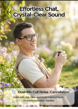 AI Smart Glasses Translation 800W Camera HD Photo Video Voice Call Waterproof Bluetooth Listening To Music Motorcycle Glasses
