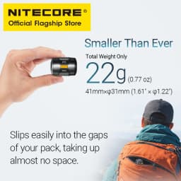 NITECORE AP01 Portable Air Pump 22g 2.8 kPa USB-C Inflation Deflation for Air Bed Pillows Swimming Ring Camping Flame Booster
