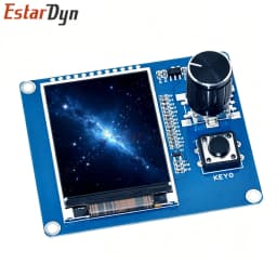 Estardyn 2.0 Inch TFT LCD Display with Rotary Encoder EC11, IIC SPI Interface for ESP32 Raspberry Pi DIY Projects