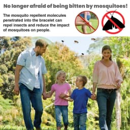 Mosquito Repellent Wristband Physical Ultrasonic Non-Chemical Sports Efficient Mosquito Repellent Bracelet Home Outdoor