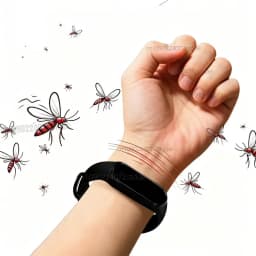 Mosquito Repellent Wristband Physical Ultrasonic Non-Chemical Sports Efficient Mosquito Repellent Bracelet Home Outdoor