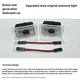 For Tesla Model Y 2025 Juniper Door Lights HD Projector Puddle Lights Model 3 Highland LED Laser Ghost Shadow Welcome Lights