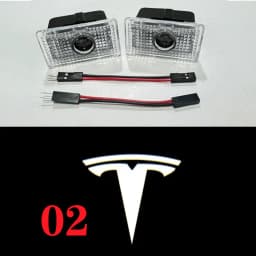 For Tesla Model Y 2025 Juniper Door Lights HD Projector Puddle Lights Model 3 Highland LED Laser Ghost Shadow Welcome Lights
