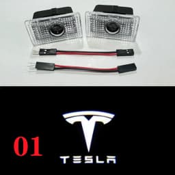 For Tesla Model Y 2025 Juniper Door Lights HD Projector Puddle Lights Model 3 Highland LED Laser Ghost Shadow Welcome Lights