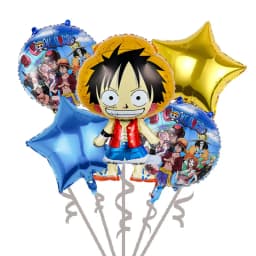 One Piece Anime Birthday Party Kit Plates Banner Balloons Cake Decor Party Favors Theme Props Gifts