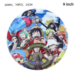 One Piece Anime Birthday Party Kit Plates Banner Balloons Cake Decor Party Favors Theme Props Gifts