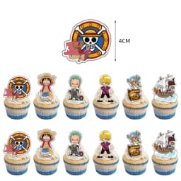 One Piece Anime Birthday Party Kit Plates Banner Balloons Cake Decor Party Favors Theme Props Gifts