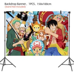 One Piece Anime Birthday Party Kit Plates Banner Balloons Cake Decor Party Favors Theme Props Gifts