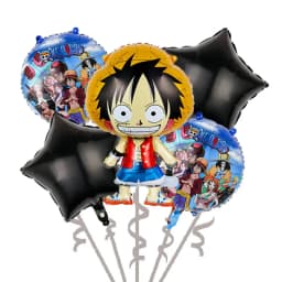 One Piece Anime Birthday Party Kit Plates Banner Balloons Cake Decor Party Favors Theme Props Gifts