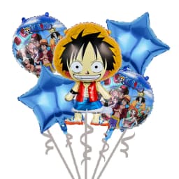 One Piece Anime Birthday Party Kit Plates Banner Balloons Cake Decor Party Favors Theme Props Gifts