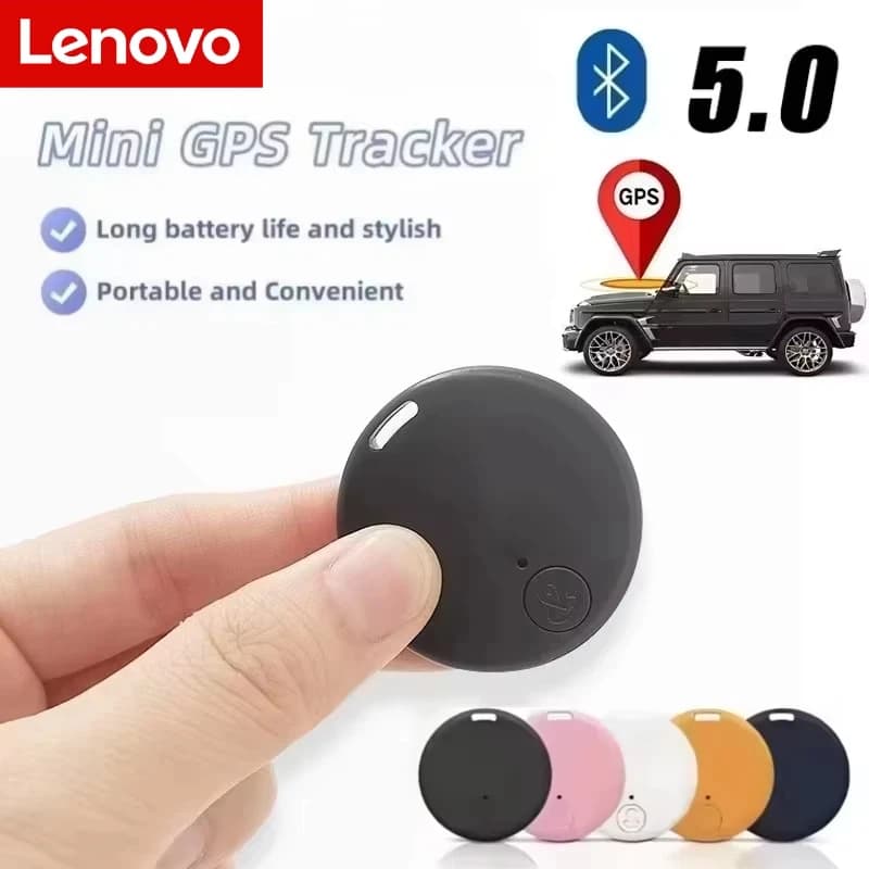 Lenovo Mini GPS Tracker Anti-Lost GPS Bluetooth 5.0 Device Pet Kids Bag Wallet Tracking For iPhone Xiaomi Smart Finder Locator