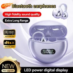 2026 Open Ear Clip Earbuds ENC Wireless Bluetooth5.4 Headphone Noise Cancelling Earphone With Mic For Android iOS New
