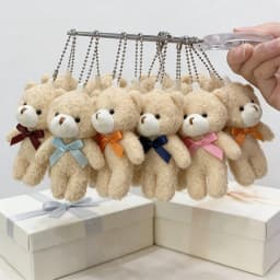 30/20/10pcs Mini Teddy Bears Tiny Soft Stuffed Teddy Bear Doll Plush Bears Bulk for Birthday Party Decor Favors Bag Keychain