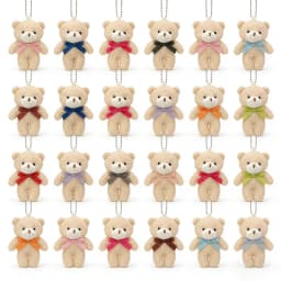 30/20/10pcs Mini Teddy Bears Tiny Soft Stuffed Teddy Bear Doll Plush Bears Bulk for Birthday Party Decor Favors Bag Keychain