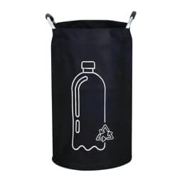 Folding Storage Bag 82L Large Capacity Empty Bottle Storage Basket Aluminum Handle Design Bottle Collector Recycling Bin 1PC