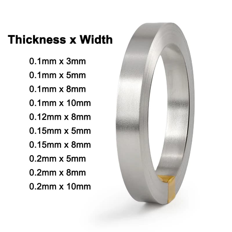 Nickel Plated Strip 10m/Roll 0.1/0.12/0.15/0.2mm Spot Welding Machine Steel Belt 18650/21700 Li-ion Battery Connectors DIY Tools