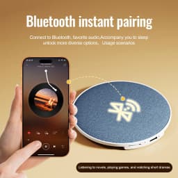 New Under Pillow Sleep Speaker Ultra Slim Hifi Bone Conduction Sound Machine Noise Reduction For Deep Sleep Relaxation 2026