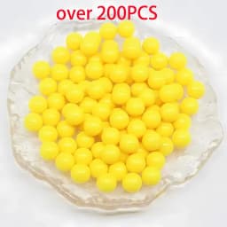 100/200/500/1000/2000 Rounds Hunting Shooting 6mm BB Strikeball Rifle Gun Plastic BB Balls Yellow Paintball Accessories