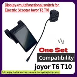 Original Dashboard Display Screen Control Panel with Turn Signal for JOYOR T6 T10  Electric Scooter Replacement Parts