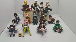 Anime Demon Slayer Action Figures Tanjirou Tomioka GiyuuZenitsu Kochou Nezuko Anime Figure Collect Kid Doll Toys for Children SS
