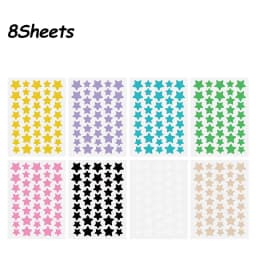 8/16Pcs Colorful Star Acne Patch Improve Women Skin Hydrocolloid Acne Tool Acne Cover Pimple Patch Portable Skin Care Tools