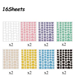 8/16Pcs Colorful Star Acne Patch Improve Women Skin Hydrocolloid Acne Tool Acne Cover Pimple Patch Portable Skin Care Tools
