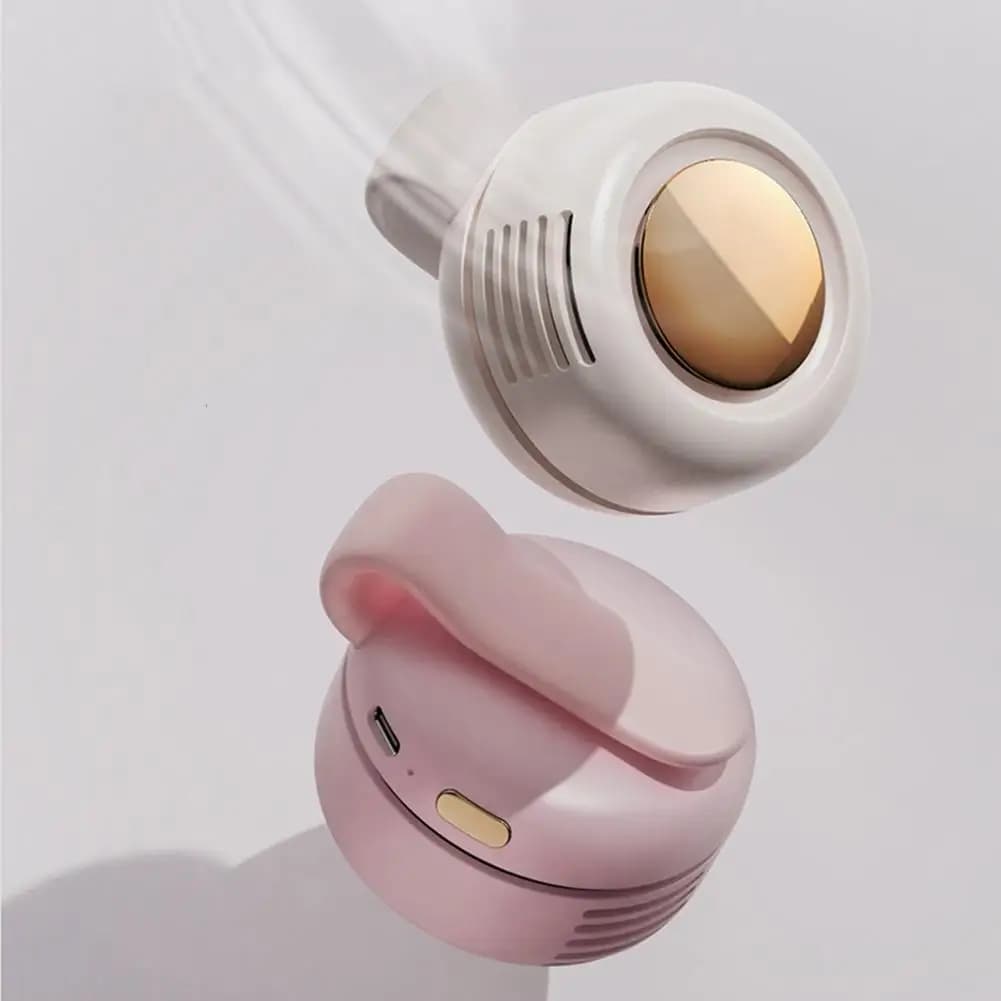 Summer Cooling Fan Clip Portable Buckle Small Fan Mini Waist Hanging Handheld Silent Bladeless Clip Fan New Type Strong Wind