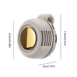 Summer Cooling Fan Clip Portable Buckle Small Fan Mini Waist Hanging Handheld Silent Bladeless Clip Fan New Type Strong Wind