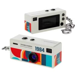 Roreta Digital Camera 0.96 Inch Keychain Camera Retro Support Memory Card 1080P Very Small Camcorder Video Recorder with Flash