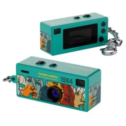 Roreta Digital Camera 0.96 Inch Keychain Camera Retro Support Memory Card 1080P Very Small Camcorder Video Recorder with Flash