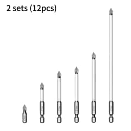 Anti-slip Hex Cross Drill Bits Hand Tools Parts Magnetic Electricians Mechanics Woodworking Installation Repair Accessories Gift