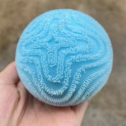 Fuzz Ball Squishy Toy Wonder Waves Vent Ball Textured Stress Relief Fidget Toy Squeeze for Adults Anti-anxiety Toy