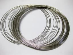 Memory Wire About 50 Loops Necklace Choker Collar 115mm