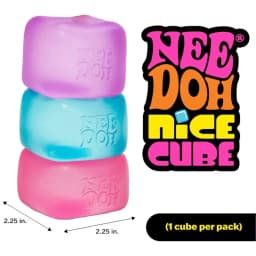 NEW HOT Needoh Nice Cube Sensory Stress Reliever Multiple Styles Fidget Tool for Anxiety Focus Desk Sensory Cube for Adults Kids