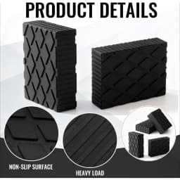 Car Lift Rubber Jack Pad Blocker Jack Pad Shock-Absorbing Support For Car Jacks Lifting Equipment Elastic Blocks Accessories