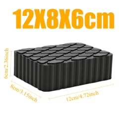 Car Lift Rubber Jack Pad Blocker Jack Pad Shock-Absorbing Support For Car Jacks Lifting Equipment Elastic Blocks Accessories