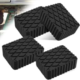Car Lift Rubber Jack Pad Blocker Jack Pad Shock-Absorbing Support For Car Jacks Lifting Equipment Elastic Blocks Accessories
