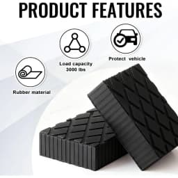 Car Lift Rubber Jack Pad Blocker Jack Pad Shock-Absorbing Support For Car Jacks Lifting Equipment Elastic Blocks Accessories
